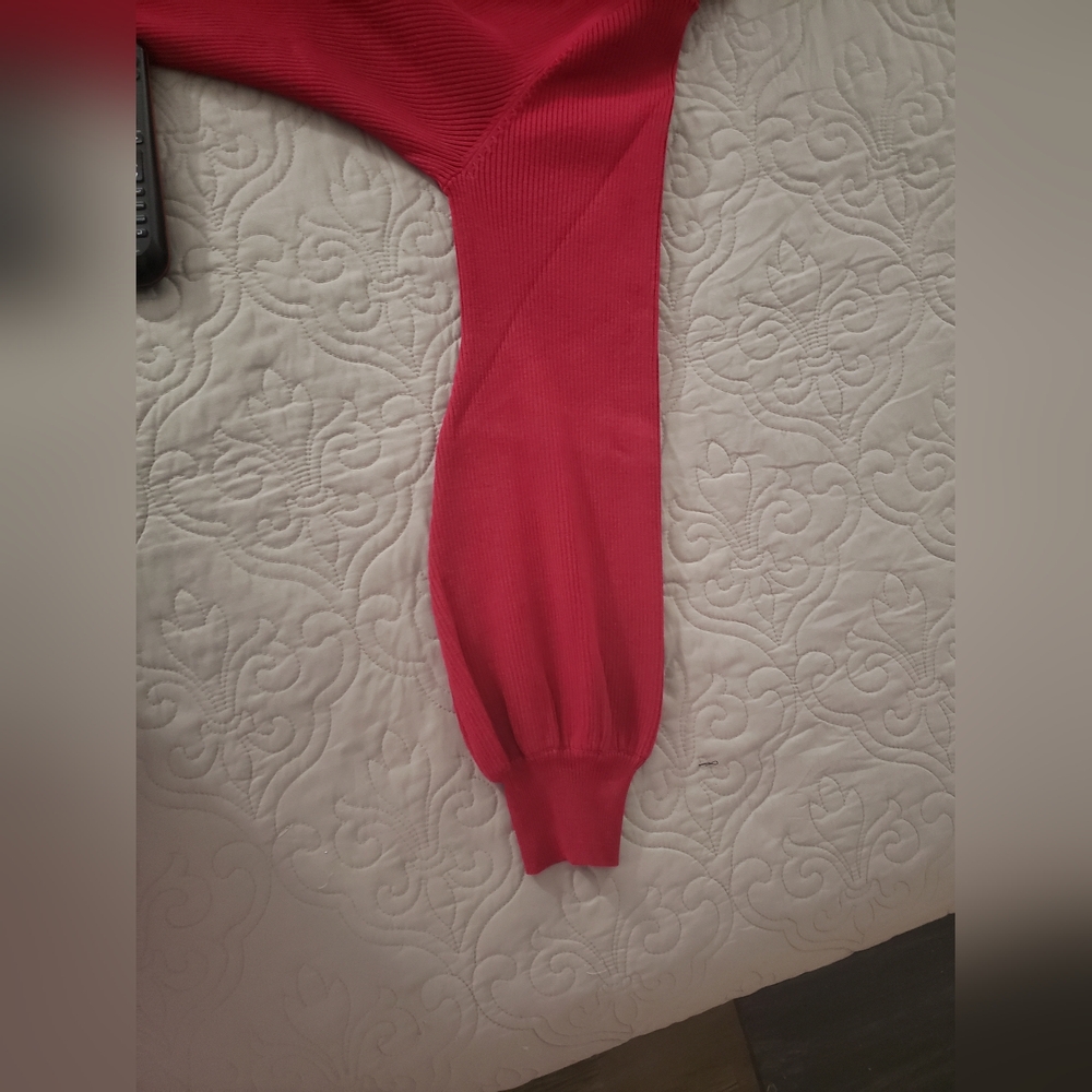 Ribbed Collared Button Front Cardigan - Picture 5 of 7